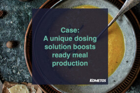 A unique dosing solution boost ready meal production