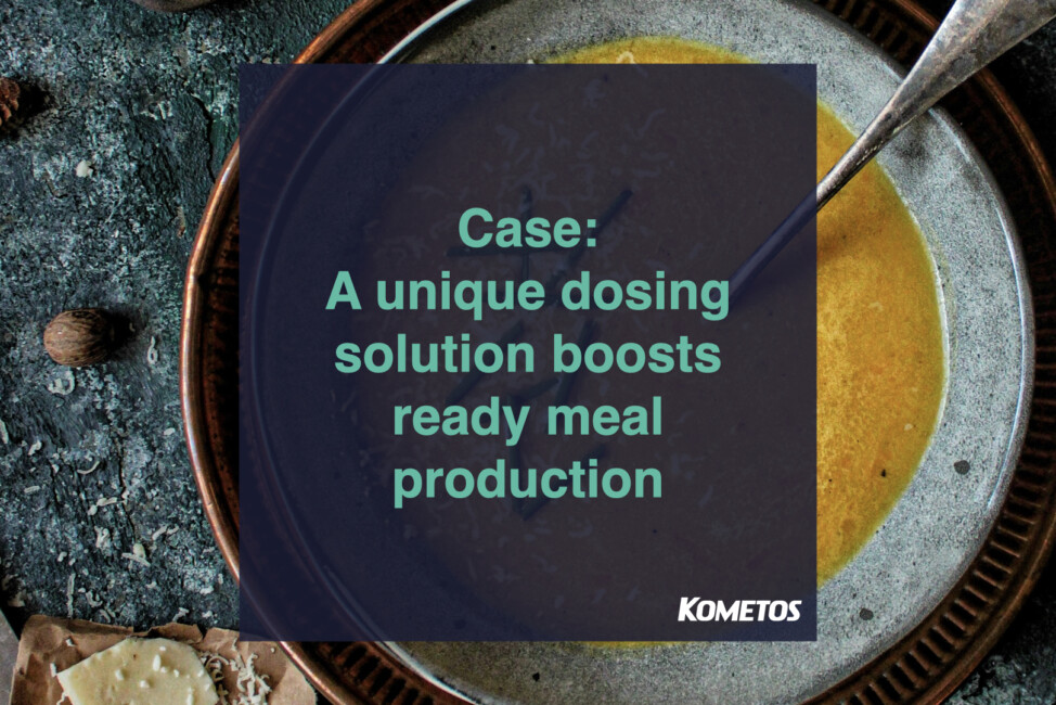 A unique dosing solution boost ready meal production